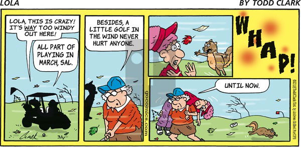 Lola on Sunday March 4, 2018 Comic Strip