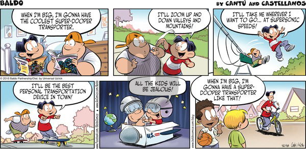 Baldo on Sunday December 18, 2016 Comic Strip