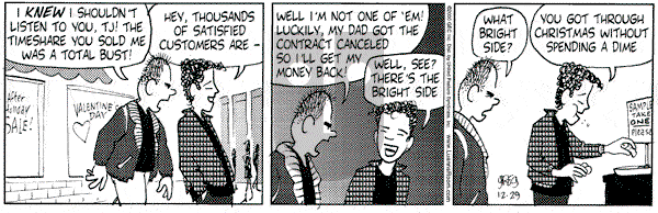 Luann on Friday December 29, 2000 Comic Strip