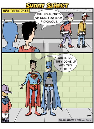 Sunny Street on Monday February 3, 2014 Comic Strip