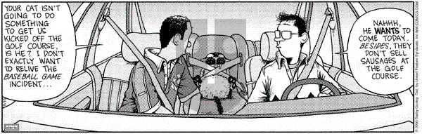Get Fuzzy on Friday September 15, 2000 Comic Strip