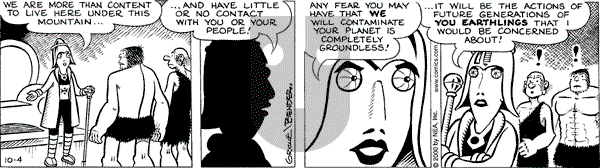 Alley Oop on Wednesday October 4, 2000 Comic Strip