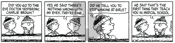 Peanuts on Saturday January 17, 1987 Comic Strip