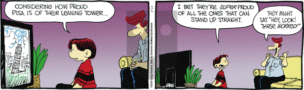 The Buckets on Saturday April 6, 2019 Comic Strip