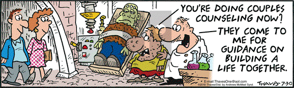Frank and Ernest on Tuesday July 30, 2019 Comic Strip