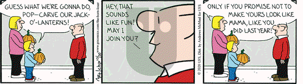 The Born Loser on Friday October 30, 2020 Comic Strip