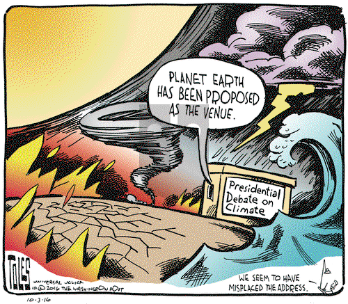 Tom Toles on Monday October 3, 2016 Comic Strip