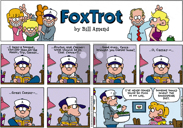 FoxTrot - Sunday April 6, 2003 Comic Strip