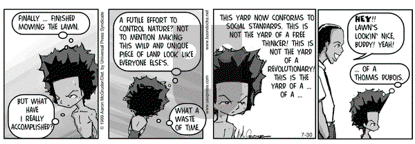 The Boondocks on Friday July 30, 1999 Comic Strip