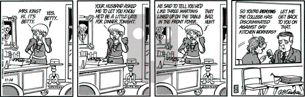 Doonesbury on Saturday November 14, 1981 Comic Strip