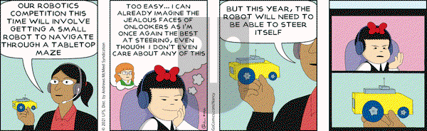 Nancy on Wednesday April 14, 2021 Comic Strip