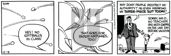 Grand Avenue on Saturday December 18, 2004 Comic Strip