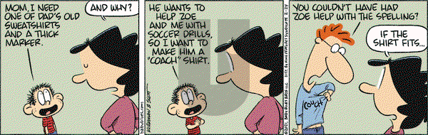 Baby Blues on Wednesday February 24, 2021 Comic Strip