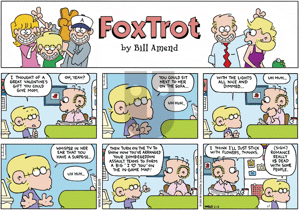 FoxTrot on Sunday February 13, 2005 Comic Strip