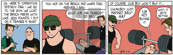 Luann on Monday September 27, 2004 Comic Strip