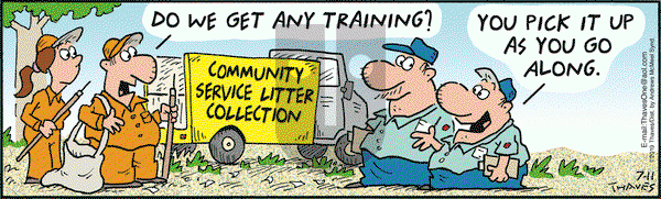 Frank and Ernest on Thursday July 11, 2019 Comic Strip