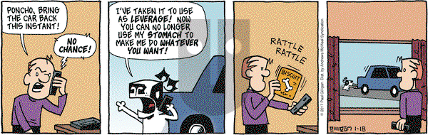 Pooch Cafe on Wednesday January 18, 2017 Comic Strip