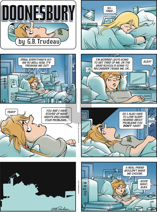 Doonesbury on Sunday April 18, 2010 Comic Strip