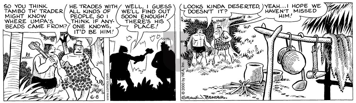 Alley Oop - Thursday June 8, 2000 Comic Strip