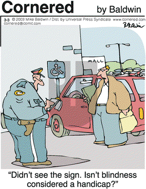 Cornered on Monday March 3, 2003 Comic Strip