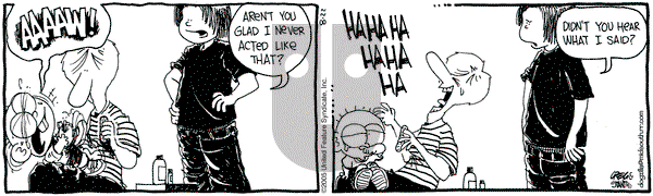 The Buckets on Monday August 22, 2005 Comic Strip