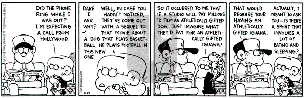 FoxTrot - Monday August 24, 1998 Comic Strip