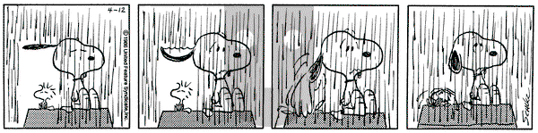 Peanuts on Saturday April 12, 1986 Comic Strip