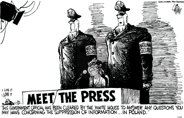 Pat Oliphant - Thursday January 14, 1982 Comic Strip