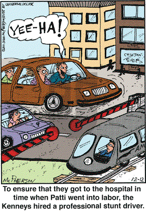 Close to Home on Monday December 12, 2011 Comic Strip