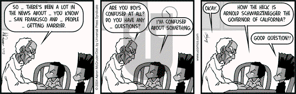 The Boondocks on Thursday January 12, 2006 Comic Strip