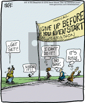 In the Bleachers on Friday September 9, 2016 Comic Strip