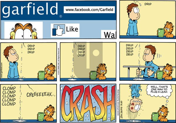 Garfield on Sunday March 20, 2011 Comic Strip