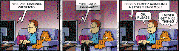 Garfield on Wednesday April 30, 2014 Comic Strip