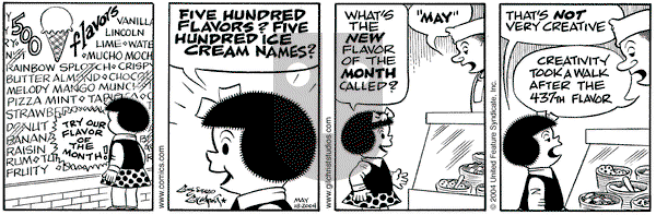 Nancy on Tuesday May 18, 2004 Comic Strip