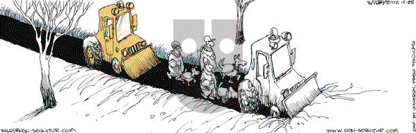 Non Sequitur on Saturday December 28, 2002 Comic Strip