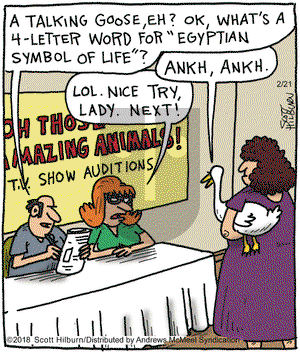 The Argyle Sweater - Wednesday February 21, 2018 Comic Strip