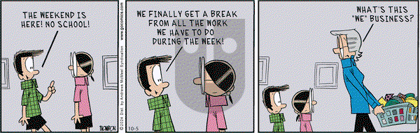 Grand Avenue on Saturday October 5, 2024 Comic Strip