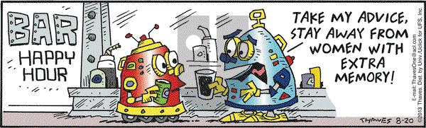 Frank and Ernest on Tuesday August 20, 2013 Comic Strip