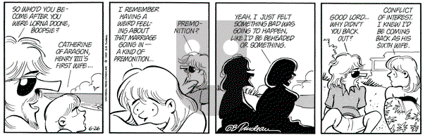 Doonesbury on Saturday June 26, 1993 Comic Strip