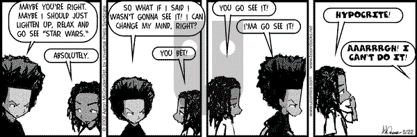 The Boondocks on Wednesday December 23, 2009 Comic Strip