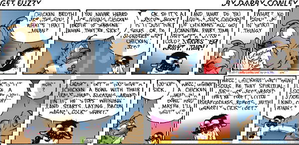 Get Fuzzy on Sunday February 6, 2011 Comic Strip