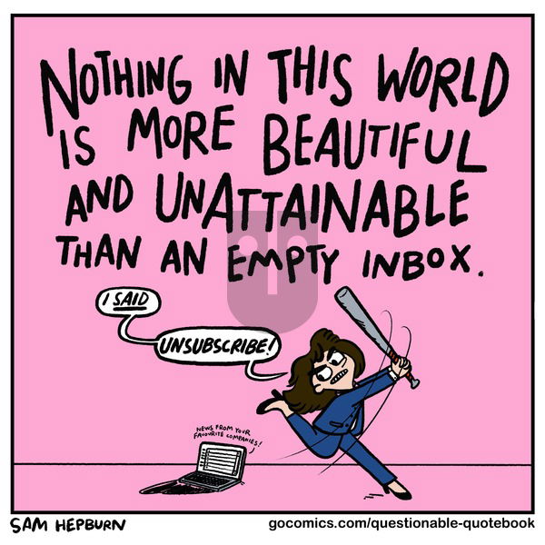 Questionable Quotebook on Sunday October 22, 2023 Comic Strip