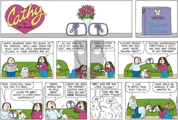 Cathy Classics on Sunday January 9, 2005 Comic Strip