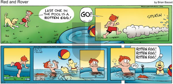 Red and Rover on Sunday July 28, 2019 Comic Strip