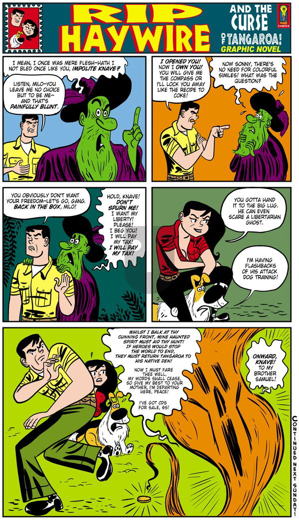 Rip Haywire on Sunday March 23, 2014 Comic Strip