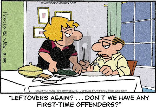 The Lockhorns on Tuesday March 25, 2025 Comic Strip