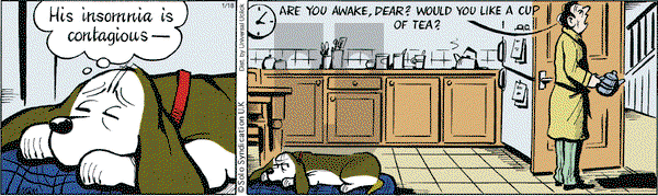 Fred Basset - Saturday January 18, 2014 Comic Strip