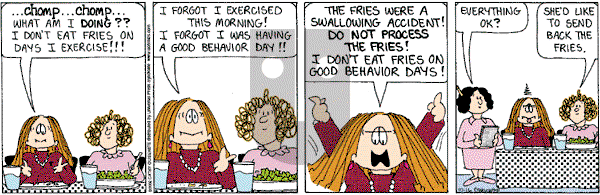 Cathy Classics - Wednesday October 16, 2002 Comic Strip