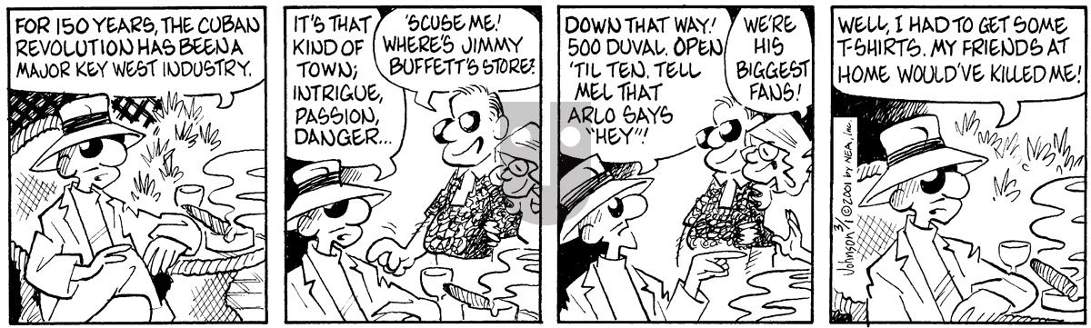 Arlo and Janis - Thursday March 1, 2001 Comic Strip