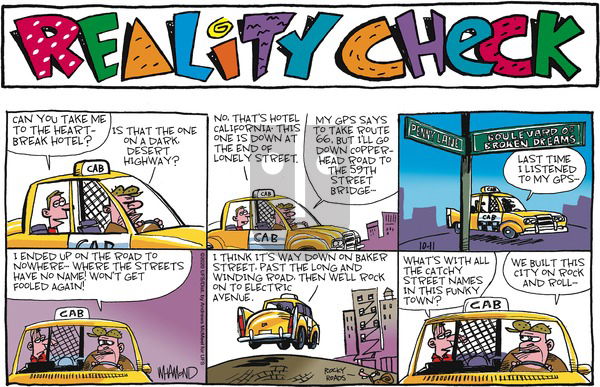 Reality Check on Sunday October 11, 2020 Comic Strip
